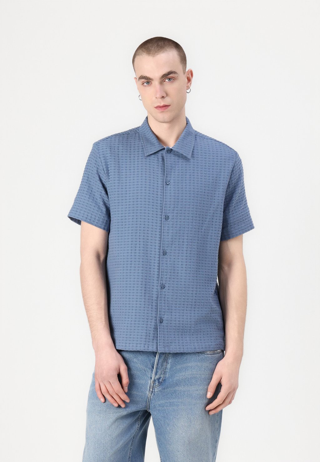 

Рубашка AVAN SHIRT Samsøe Samsøe, синий