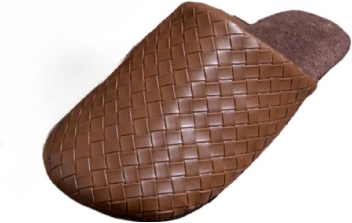 

Мужские шлепанцы Azttoztto на платформе для дома и улицы, противоскользящие, удобная обувь с мягкой флисовой подкладкой для зимы и осени, кофейный