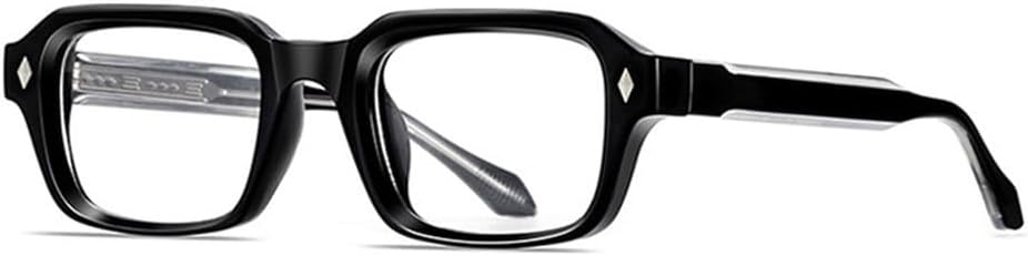 

Мужские солнцезащитные очки в стиле ретро, ​​прямоугольные, роскошные, модные женские панк-очки, защита от ультрафиолета UV400, солнцезащитные очки с заклепками HVTVTLA, Black Clear