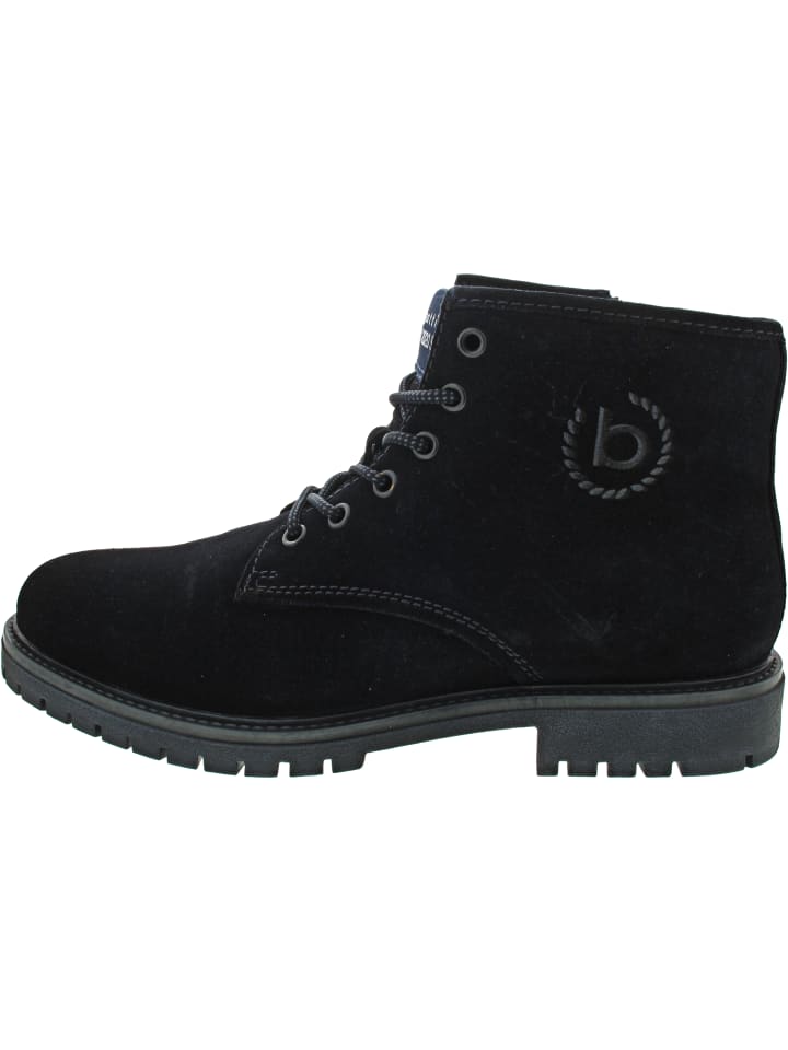 

Bugatti Синие ботильоны на шнуровке