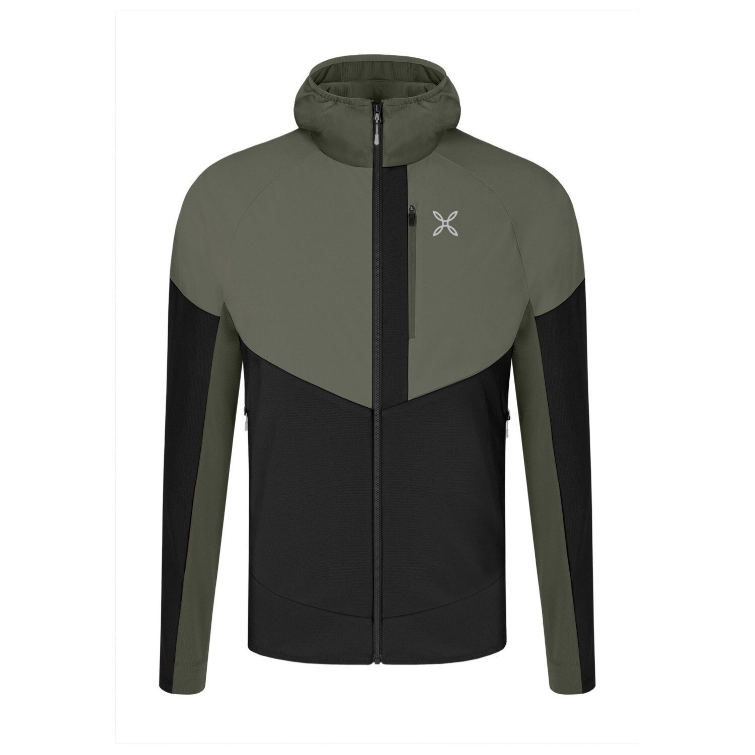 

Флисовая жилетка Montura Spitze Maglia, цвет Nero/Verde Salvia