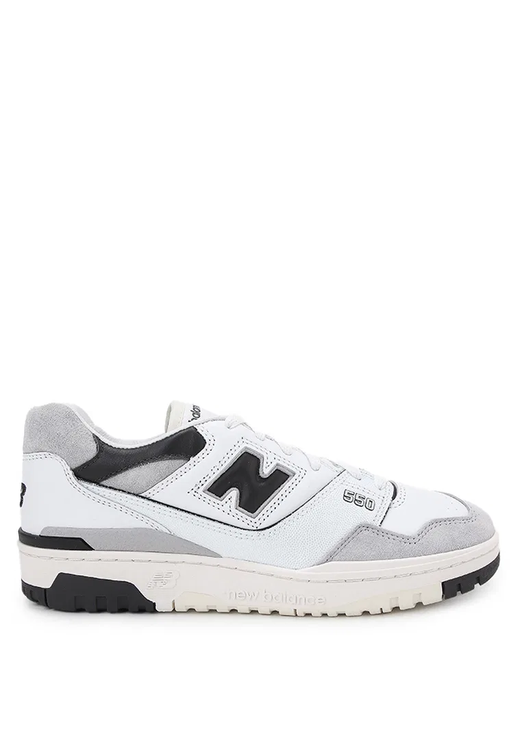 Кроссовки, классические, 550, New Balance, белый