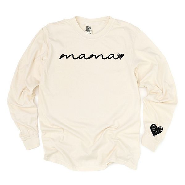 

Футболка Mama cursive heart с длинным рукавом, окрашенная в стиле garment dyed Simply Sage Market, Ivory, Зеленый, Футболка Mama cursive heart с длинным рукавом, окрашенная в стиле garment dyed Simply Sage Market, Ivory