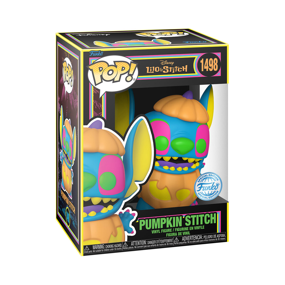 

Funko POP! Дисней, коллекционная фигурка, Лило и Стич, Тыквенный Стич, 1498 г.