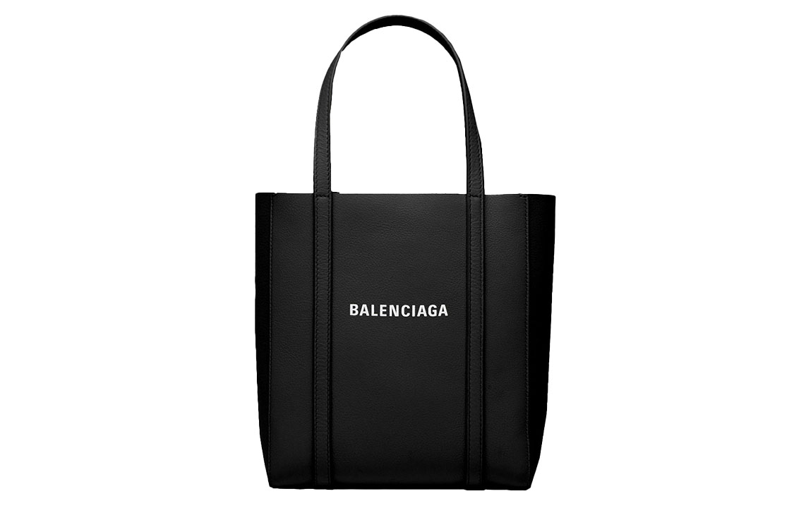 

Balenciaga Кожаная сумка-шоппер Повседневная сумка Сумка через плечо Маленькая сумка Унисекс черная