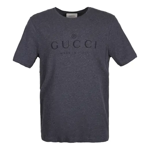 

Футболка logo cotton t-shirt 'grey' Gucci, серый