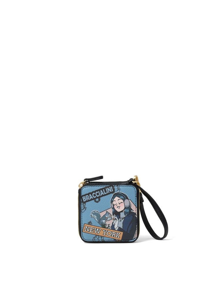 

Кошелек Braccialini, цвет blue and multicolored