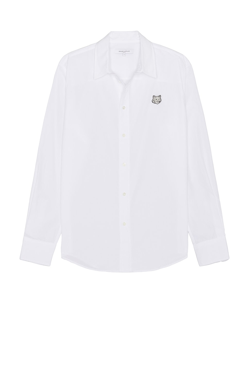 

Повседневная рубашка Bold Fox Head Maison Kitsune, белый