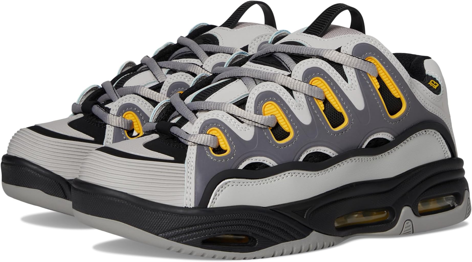 

Кроссовки Osiris D3 2001, цвет Grey/Black/Yellow