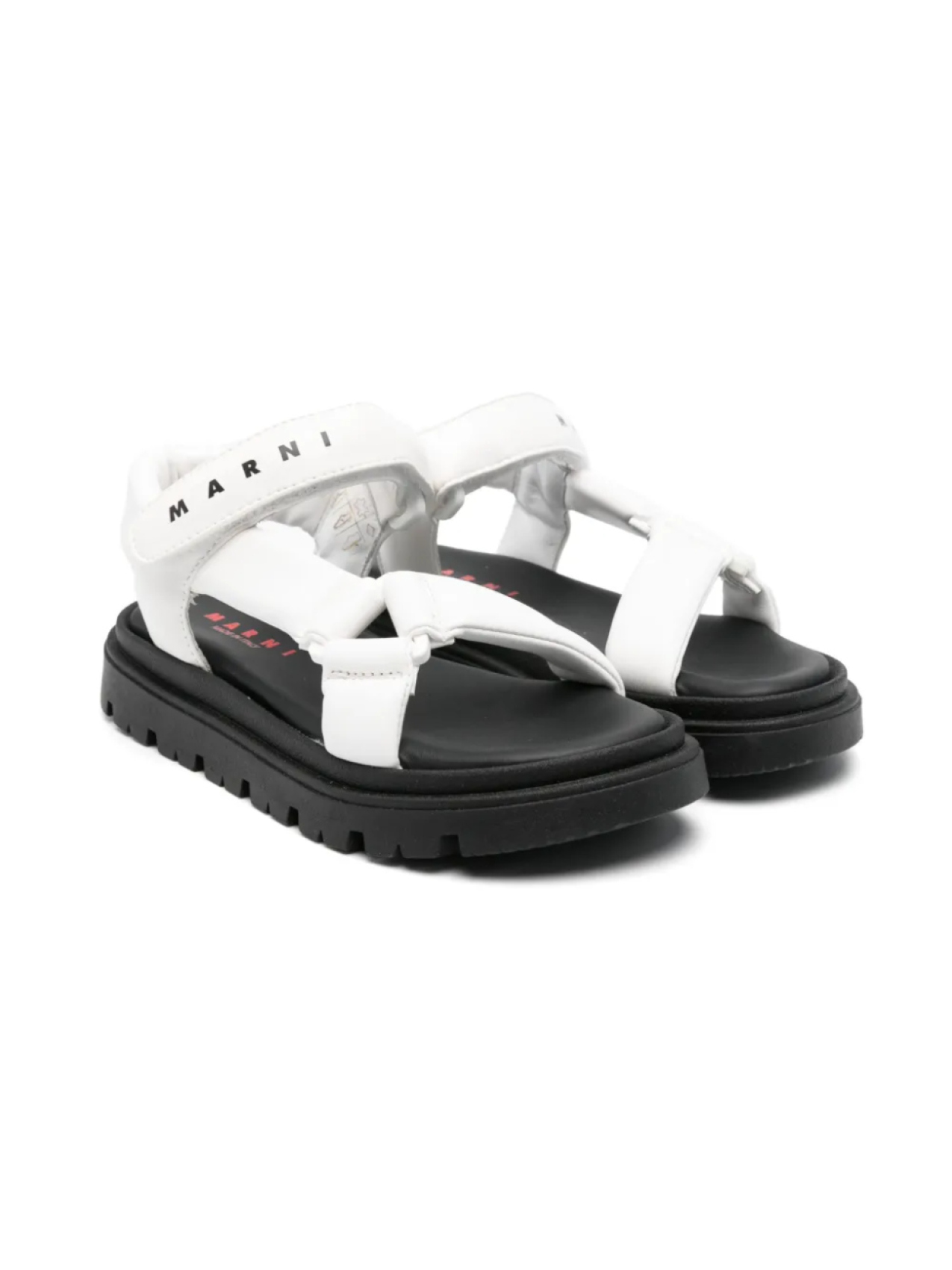 

Кожаные сандалии Marni Kids, белый