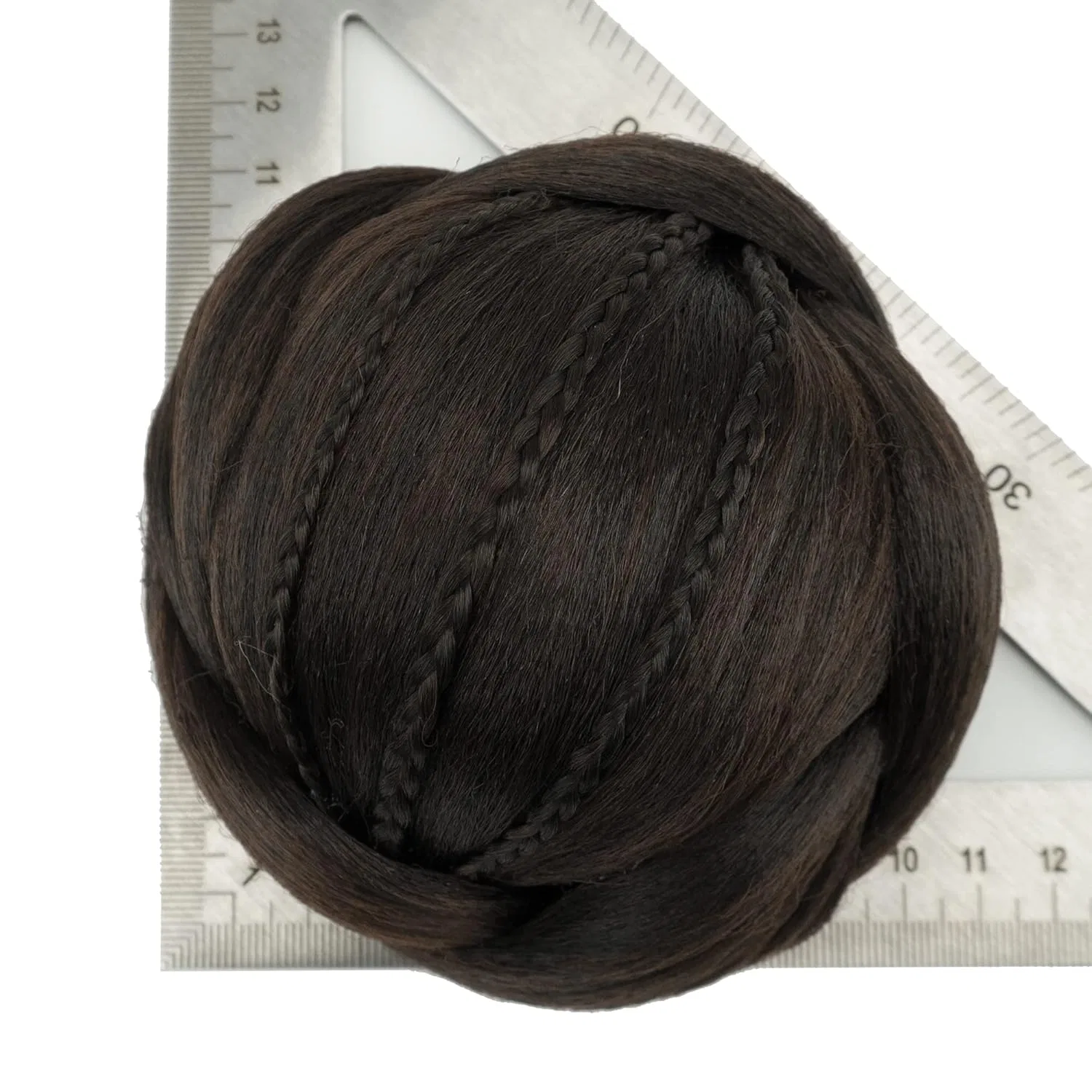 Шиньон-пучок для волос IMISSU Small Size Braided Chignon Dancer Imissu, M2 Chocolate Brown — фото 4