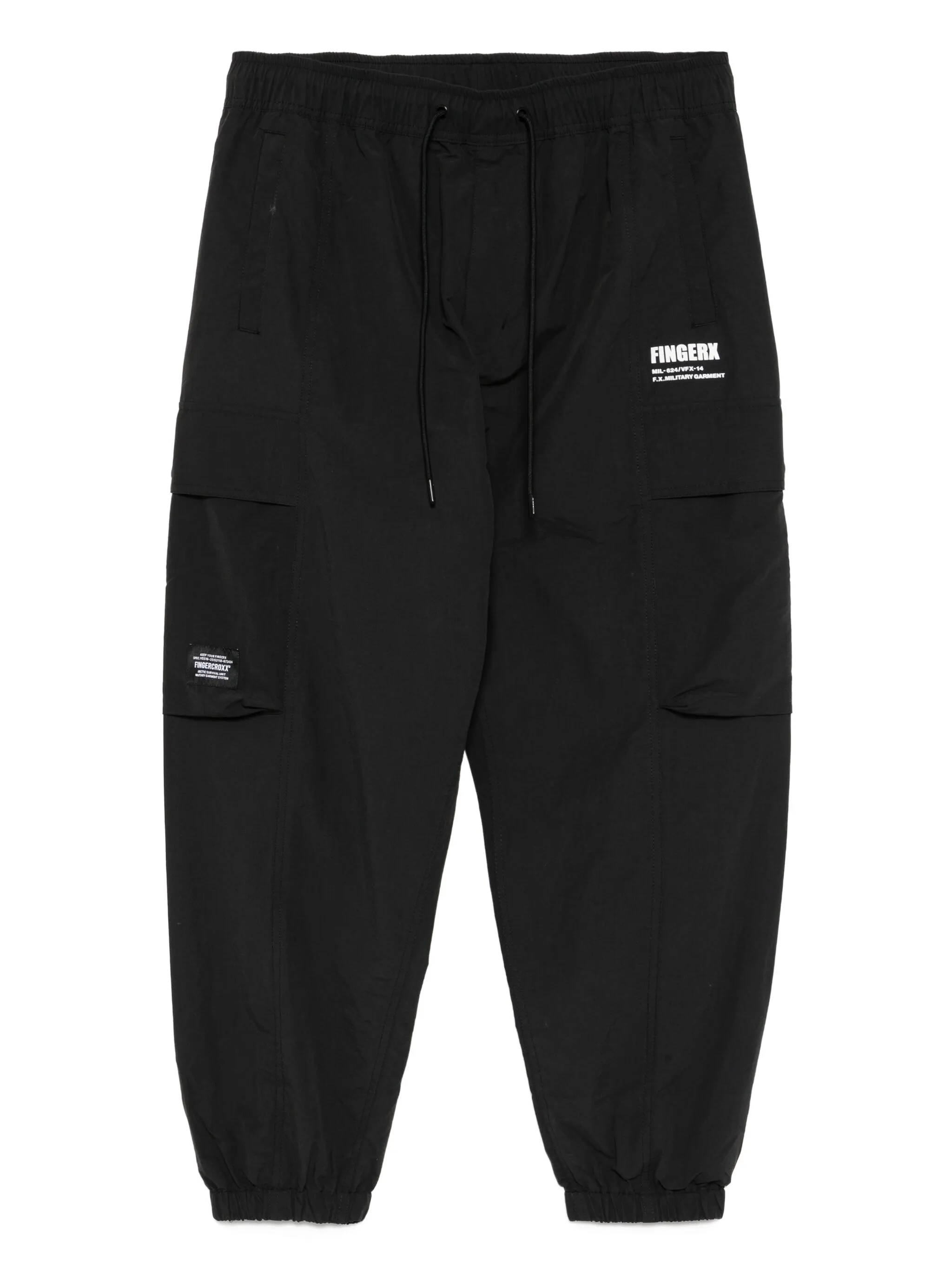 

Брюки с эластичным поясом Fingercroxx, черный