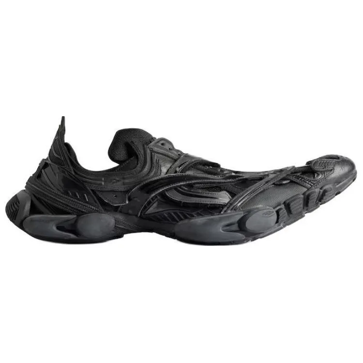 Balenciaga Мужские черные кеды low top — фото 3