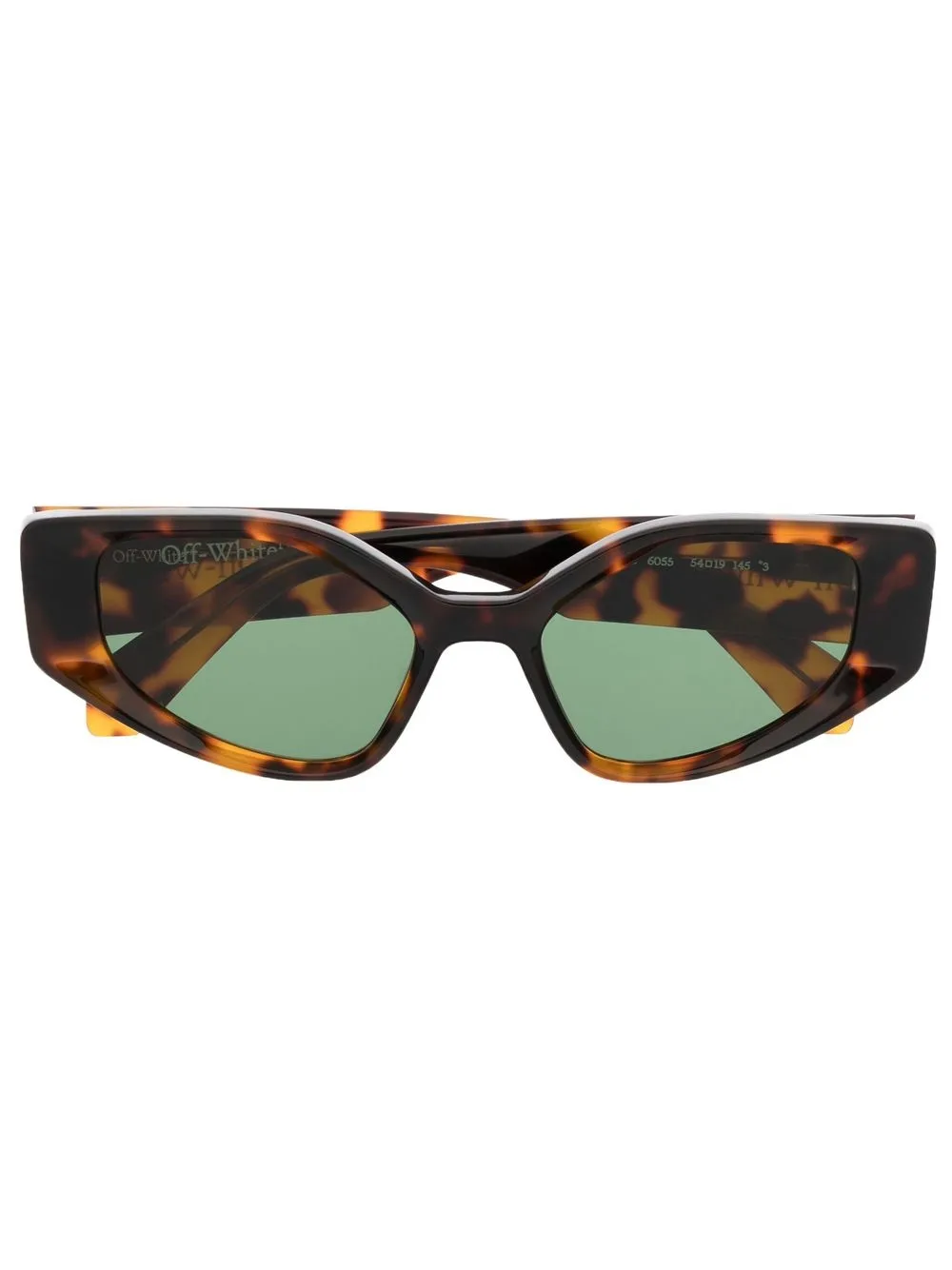 

Солнцезащитные очки Memphis в оправе 'кошачий глаз' Off-White Eyewear, коричневый