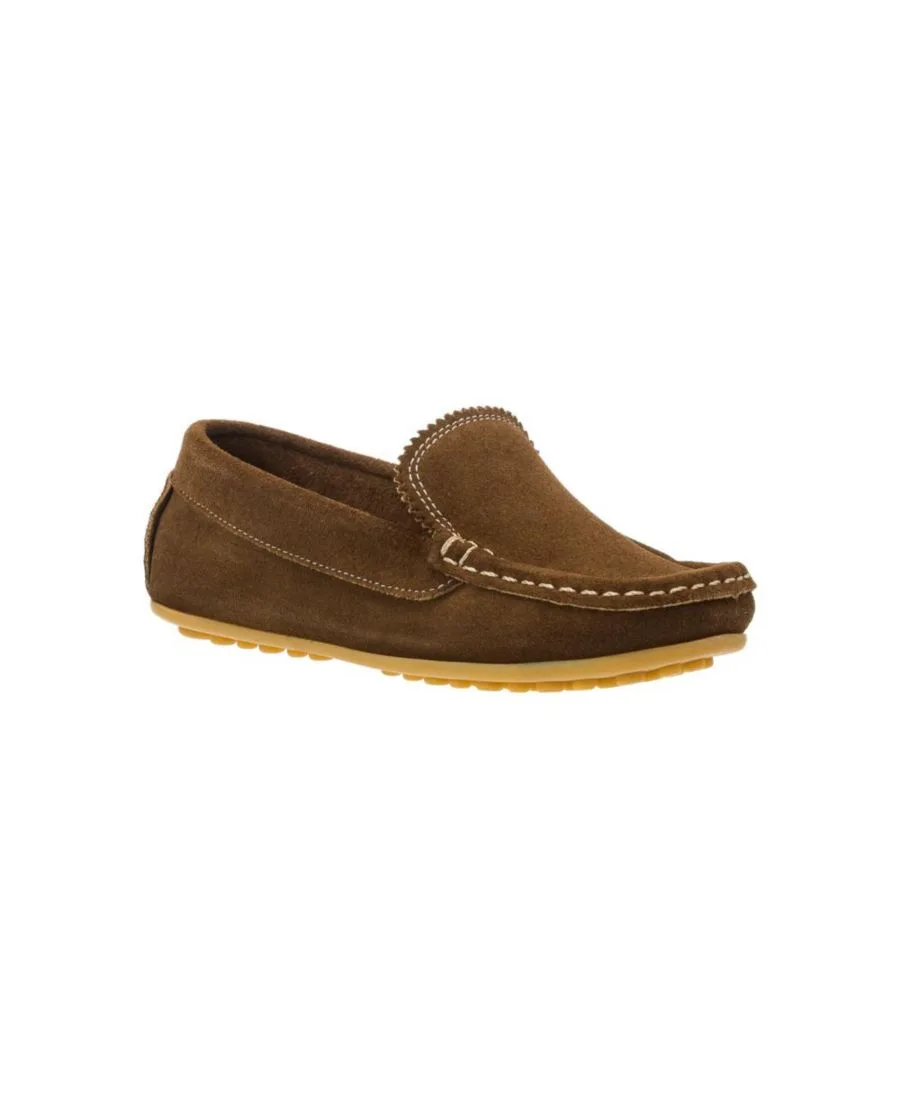 Child Boys Antton Driver Moc Elephantito, Chestnut