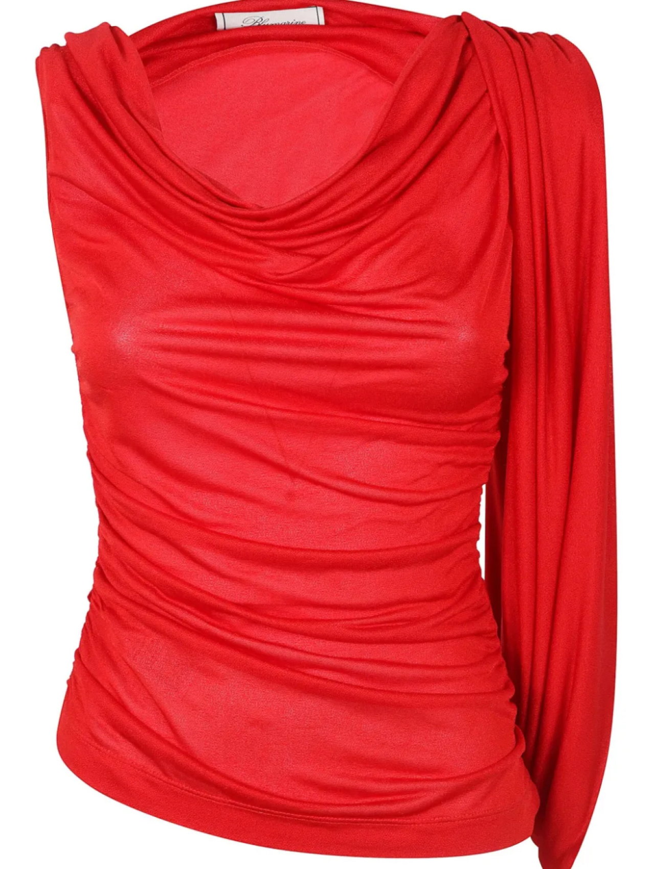 

Блузка Blumarine с драпировкой, красный