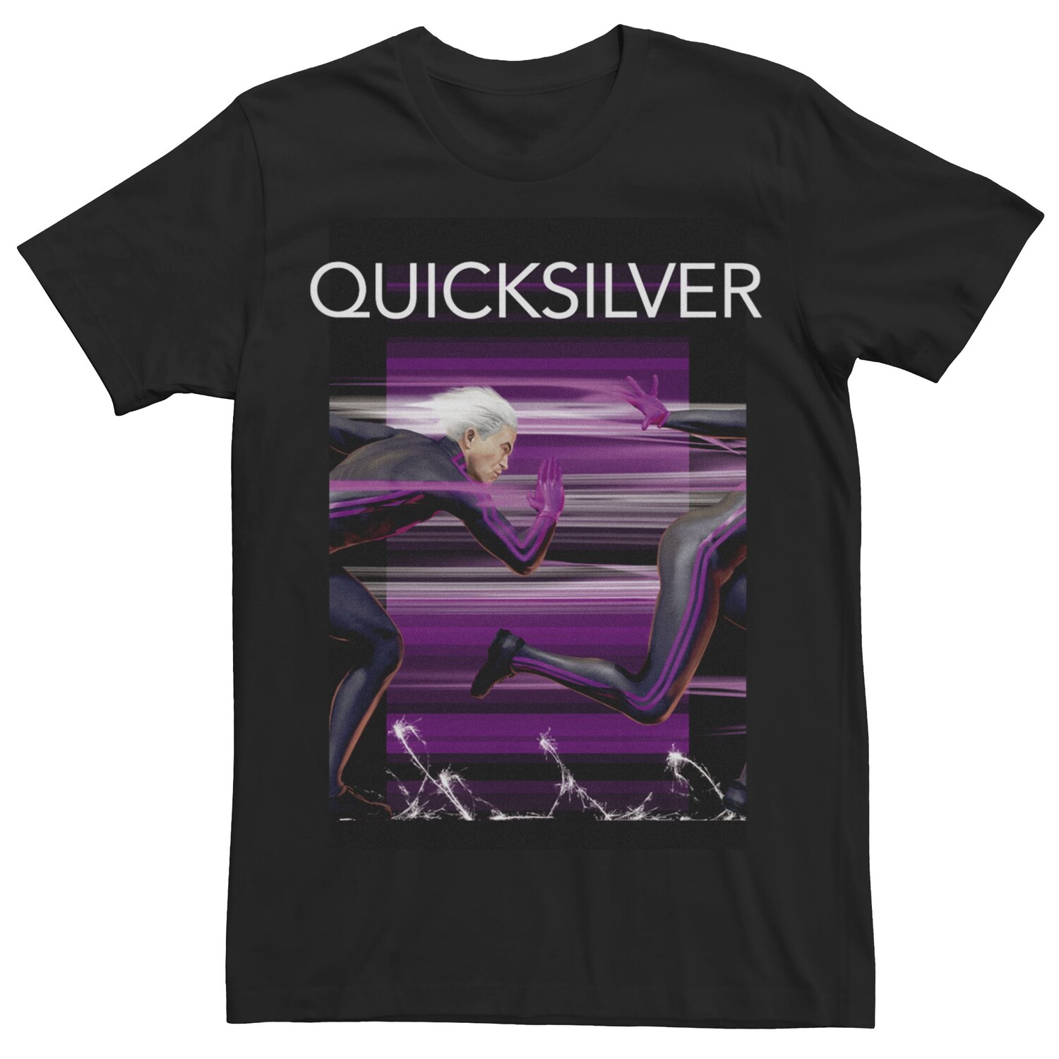 

Мужская футболка с рисунком Marvel X-Men Quicksilver Run Faster Licensed Character