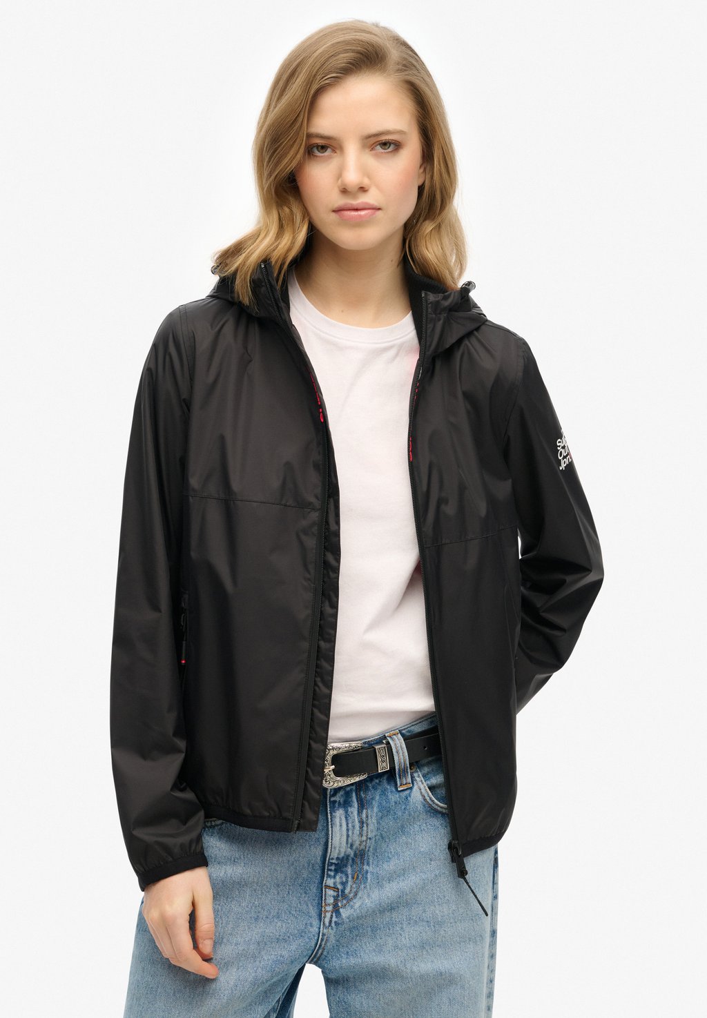 

Ветровка HOODED LOGO - Summer jacket Superdry, черный