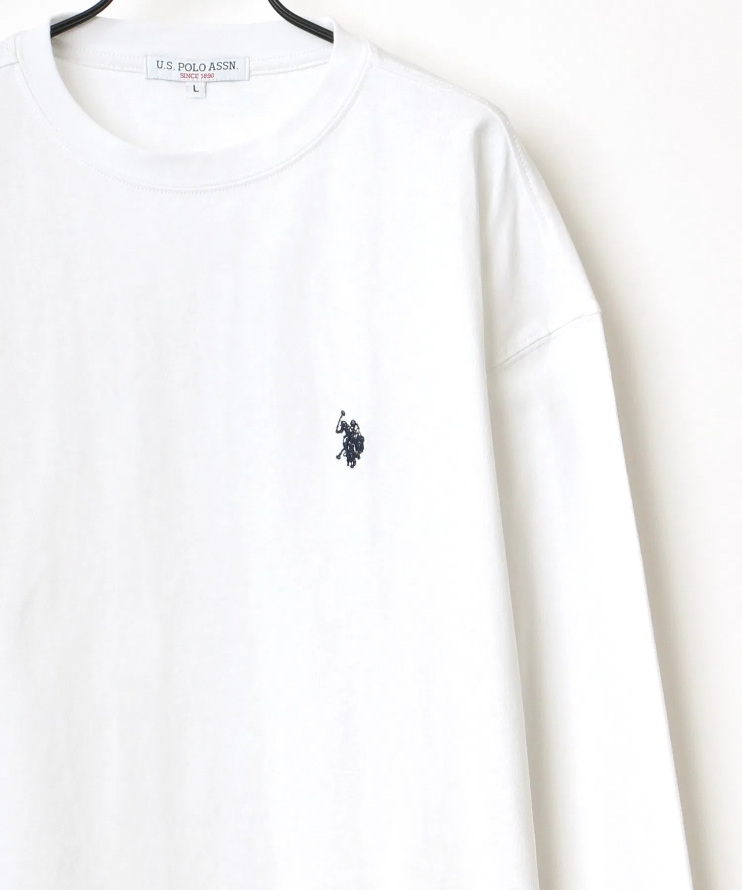 Унисекс футболка с вышивкой логотипа U.S. POLO ASSN. чёрная — фото 2