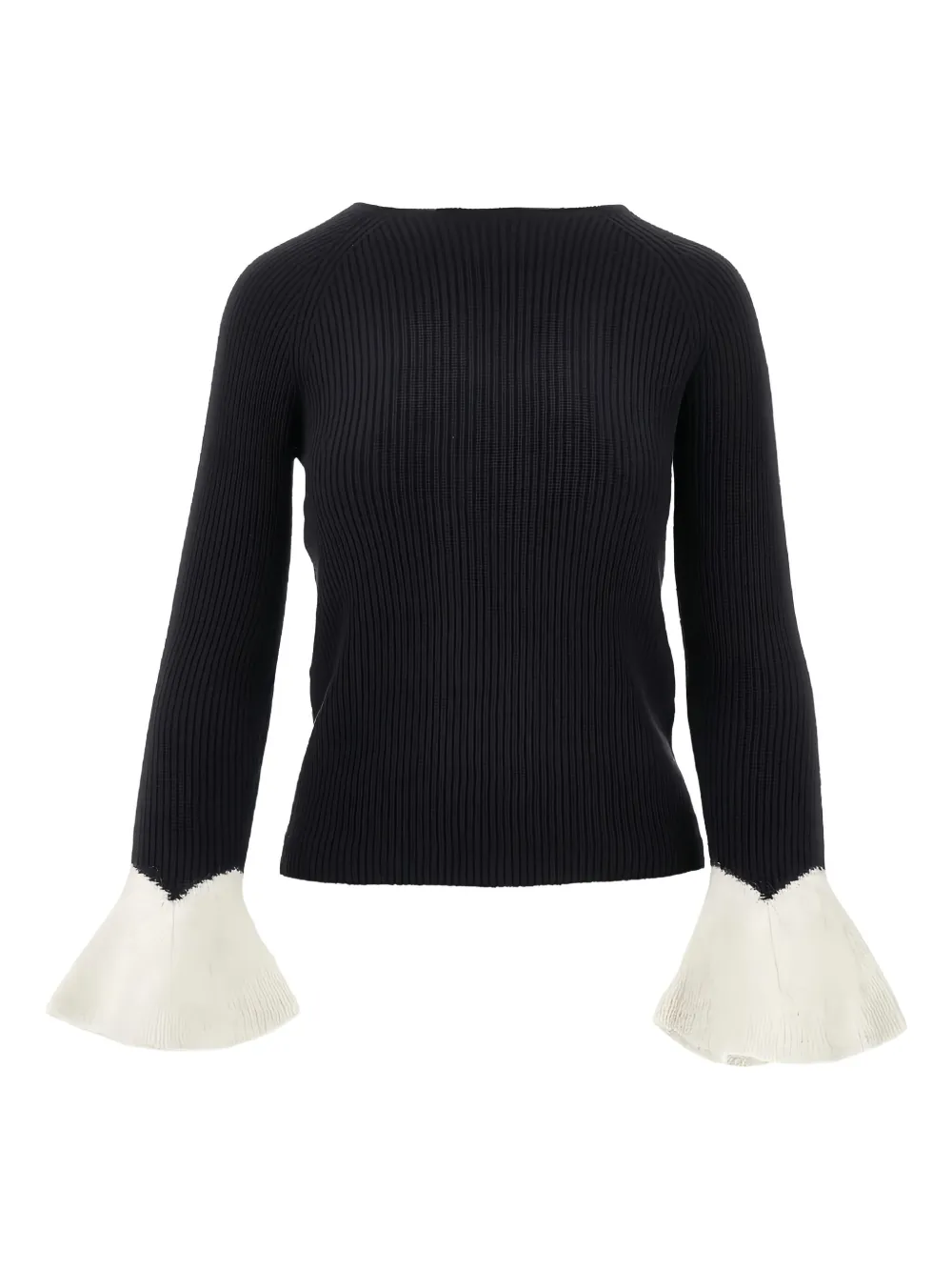 

Свитер с рукавами-колокол Emporio Armani, черный