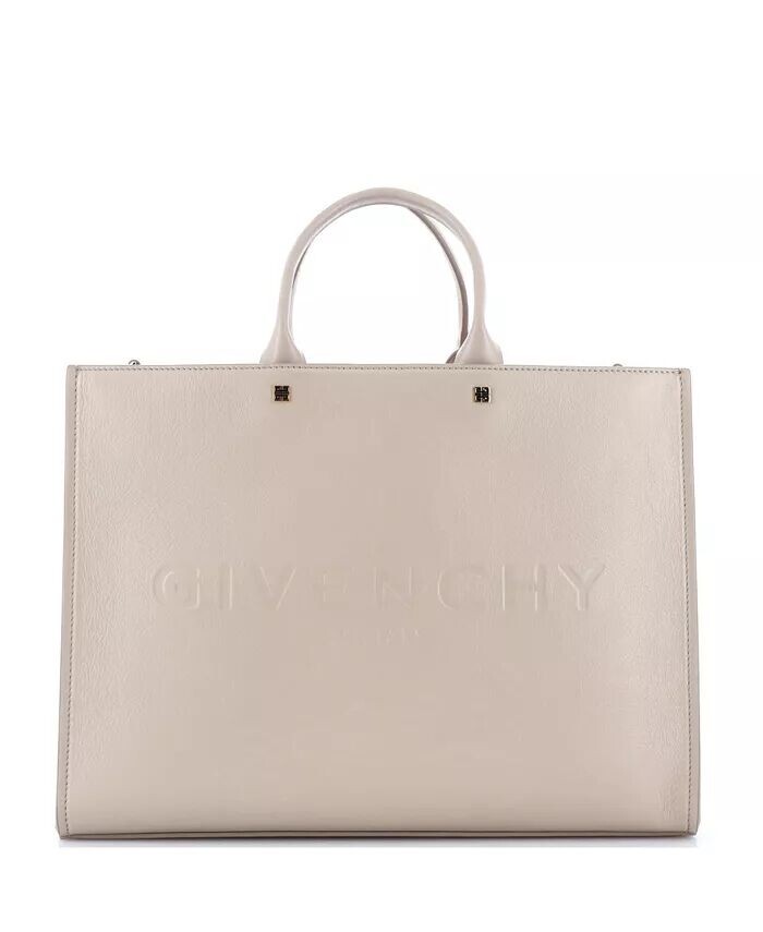 

Кожаная сумка G-Tote среднего размера Pre-Owned Givenchy, коричневый/бежевый