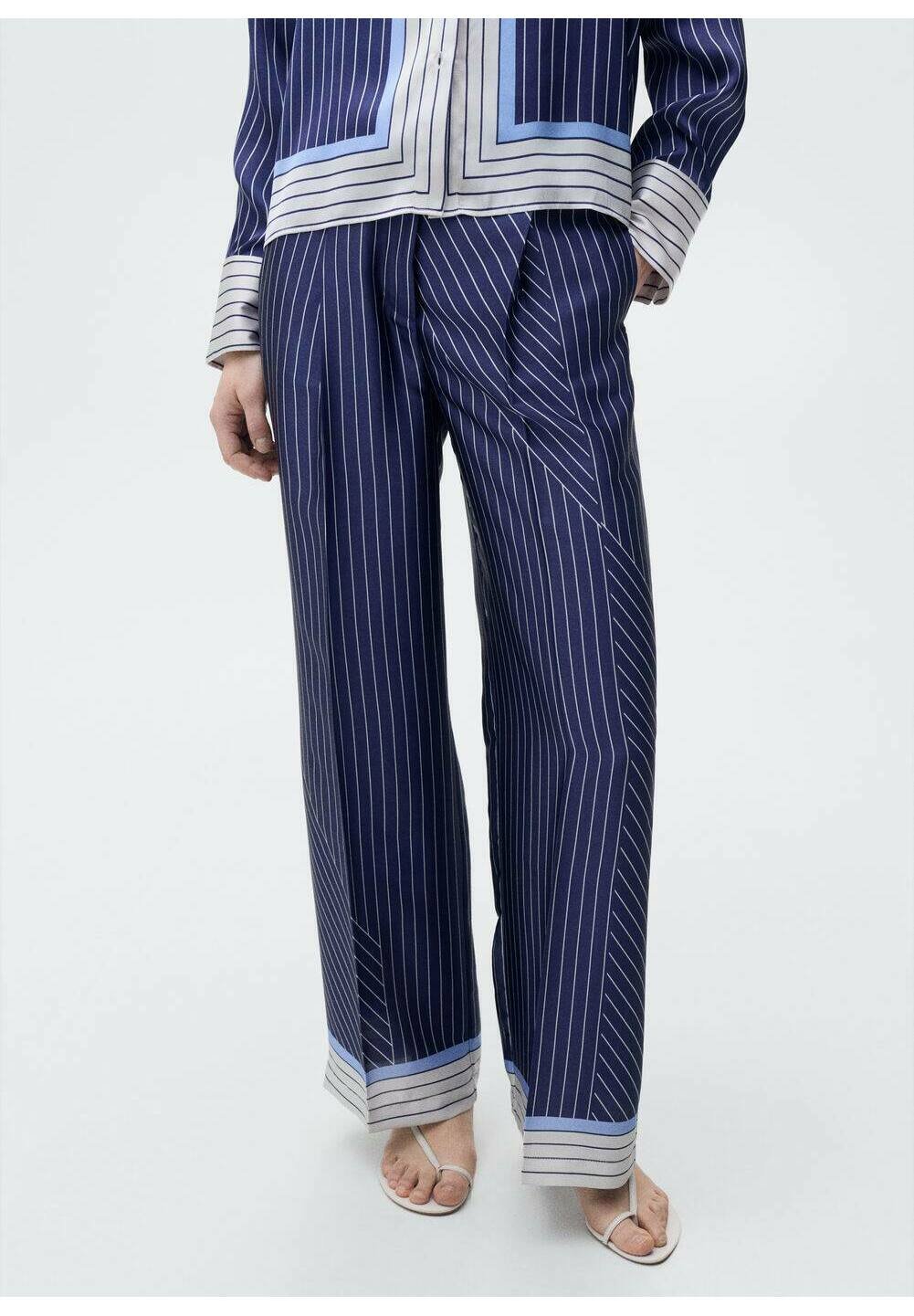 

Брюки SHIRTY Mango, темно-синий