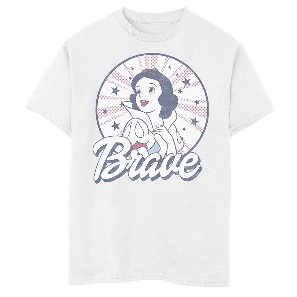 

Футболка Disney's Snow White Boys 8-20 Americana Brave Licensed Character, белый