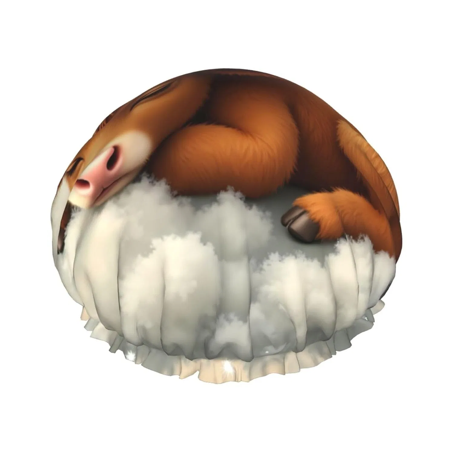 Женская водонепроницаемая шапочка для душа Sleeping Highland Bull Zsuugj
