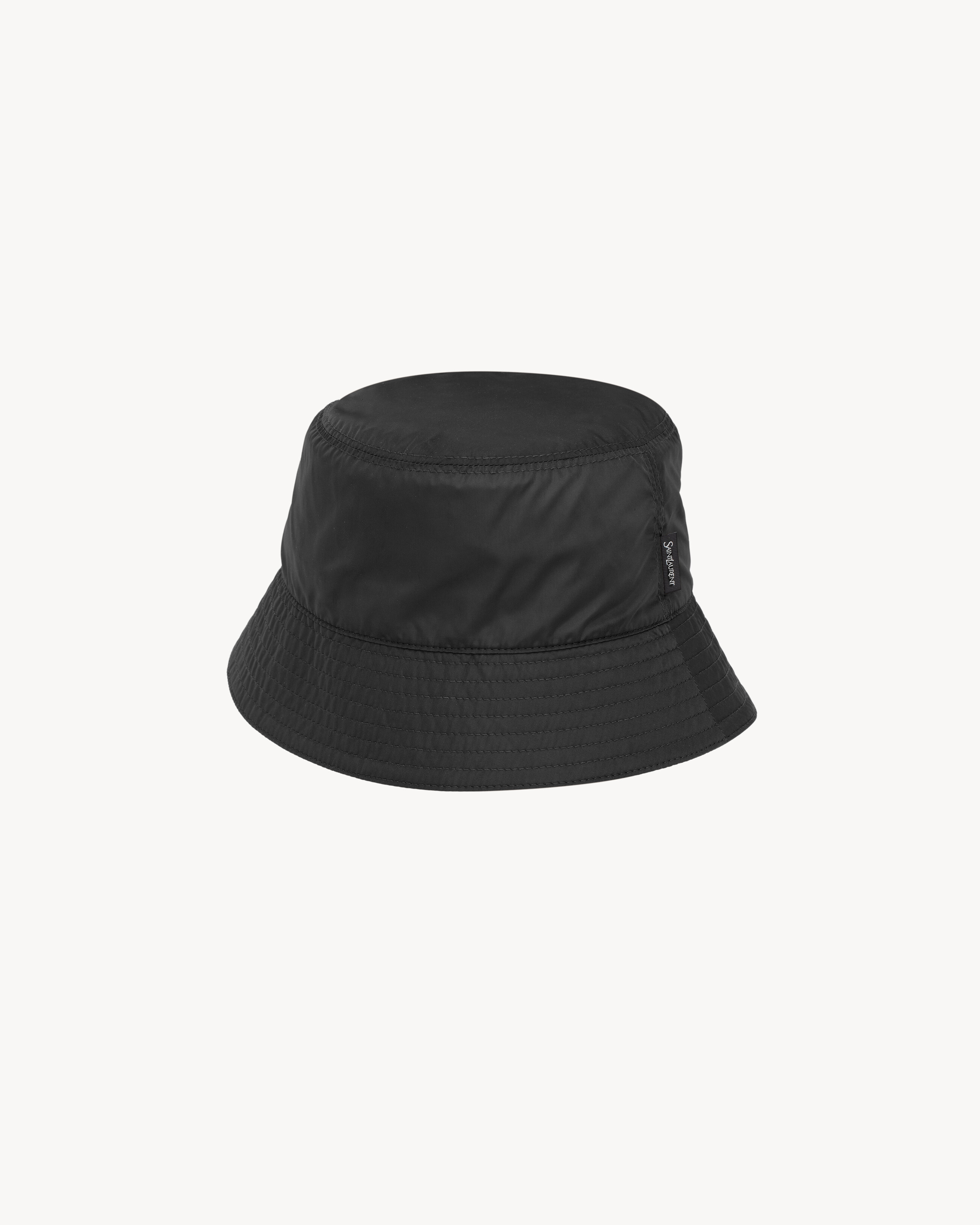Панамка из нейлона SAINT LAURENT, черный