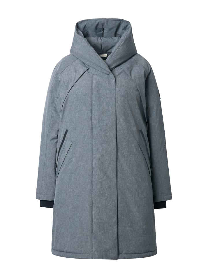 

Пальто темно-серого меланжа Ulla Popken