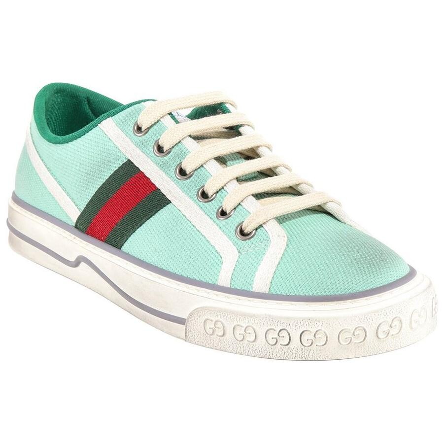 Кроссовки женские Gucci Tennis 1977, мятный — фото 3