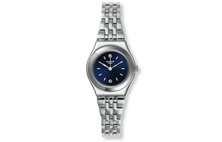 

SWATCH Часы Women's 25mm Blue Watch YSS288G, Silver