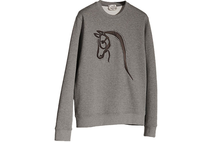 

Толстовка мужская серая Hermes, серый