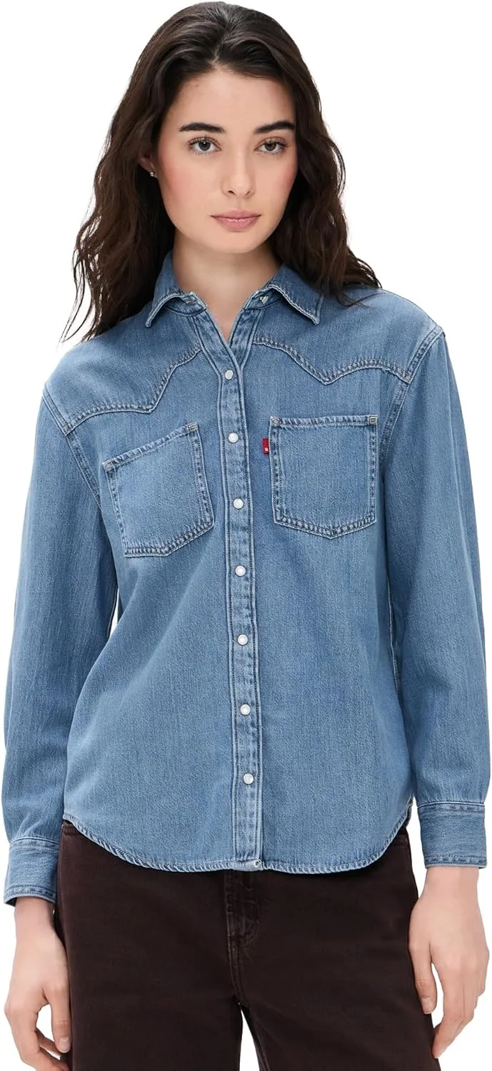 Женская рубашка Levi's Teodora в стиле вестерн, Going Steady 7