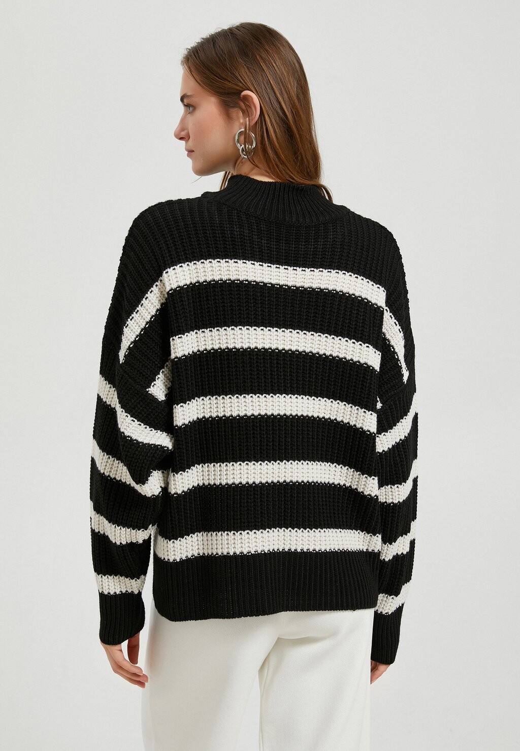 

Джемпер HALF TURTLENECK Koton, черный