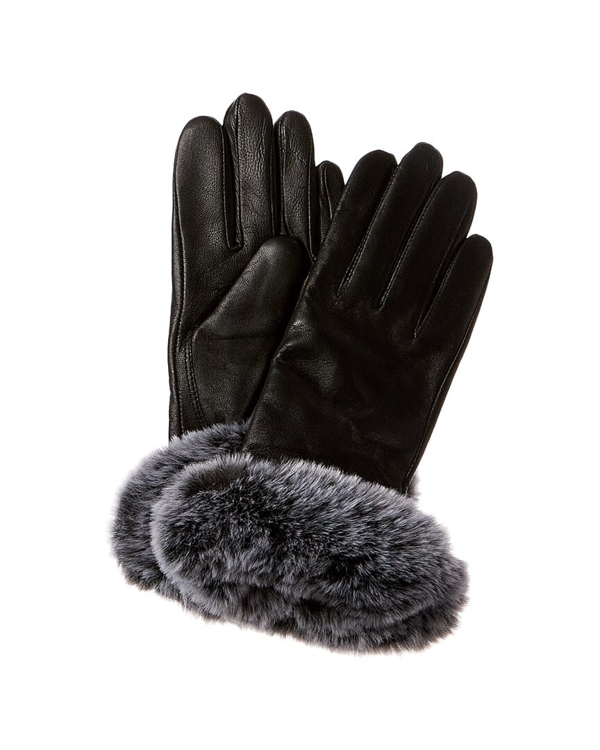 

Surell Аксессуары Кожаные Перчатки Surell Accessories, черный