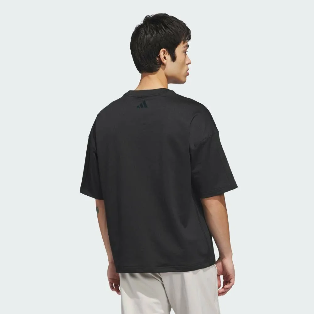 Толстовка Beyond с коротким рукавом и круглым вырезом Adidas, black — фото 2