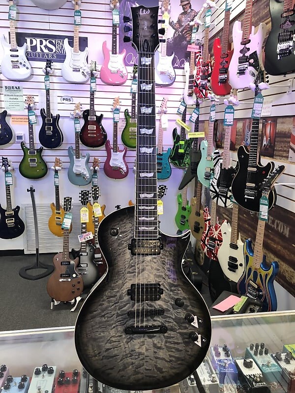 

Электрогитара ESP LTD EC-1000T QM Electric Charcoal Burst