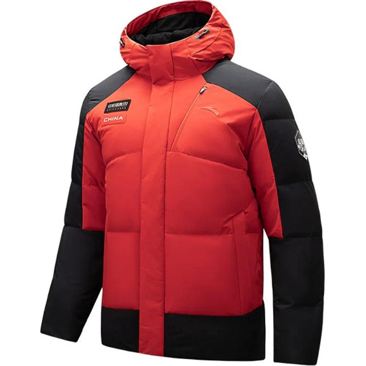 

ANTA Классический пуховик для разнообразных тренировок, Classic Red/Basic Black