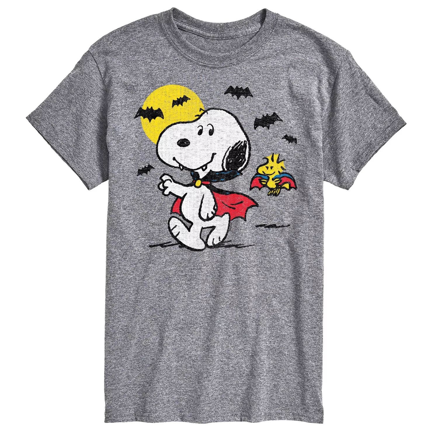 

Футболка Big & Tall Peanuts Vampire Snoopy Licensed Character, серый