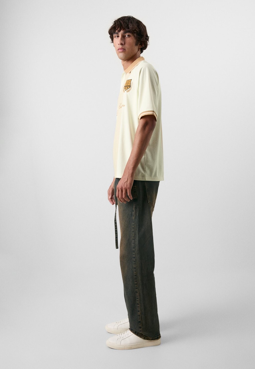 

Рубашка поло LEO UNISEX Don't Waste Culture, желтый