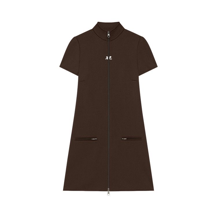 

Короткое платье Courrèges Interlock Tracksuit Mini Dress 'Chocolate'