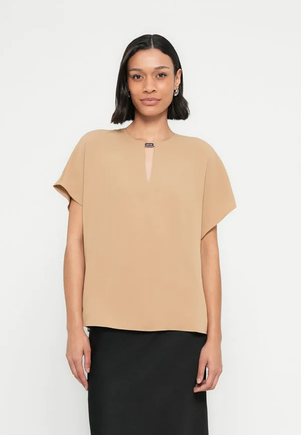 Блузка с фурнитурой Calvin Klein, Tannin
