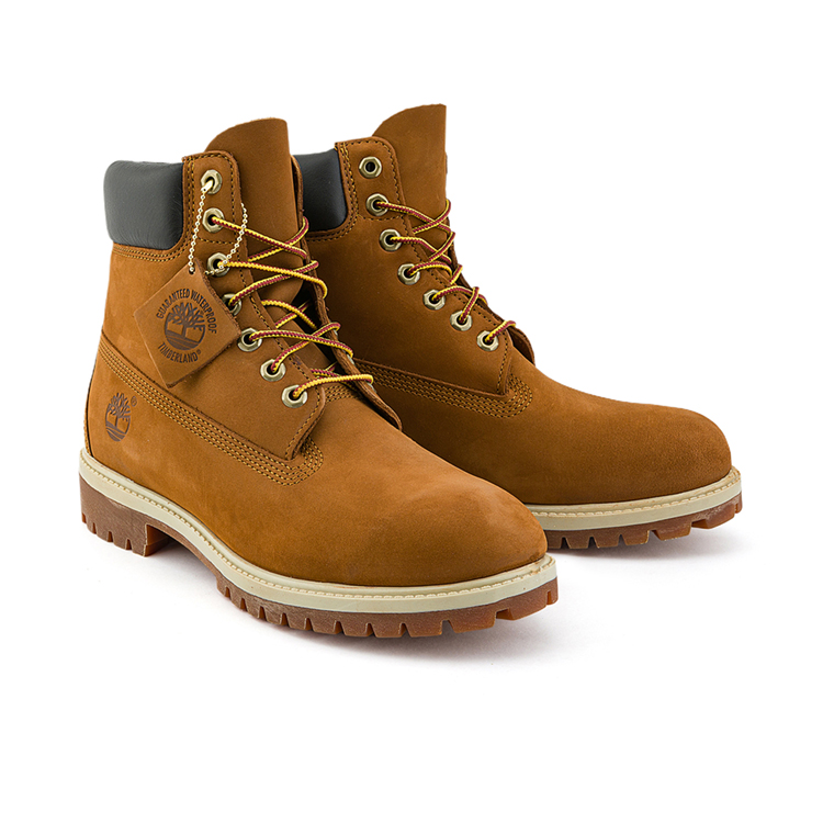 Мужские ботинки Timberland Outdoor кожаные средней высоты, темно-пшеничный — фото 2