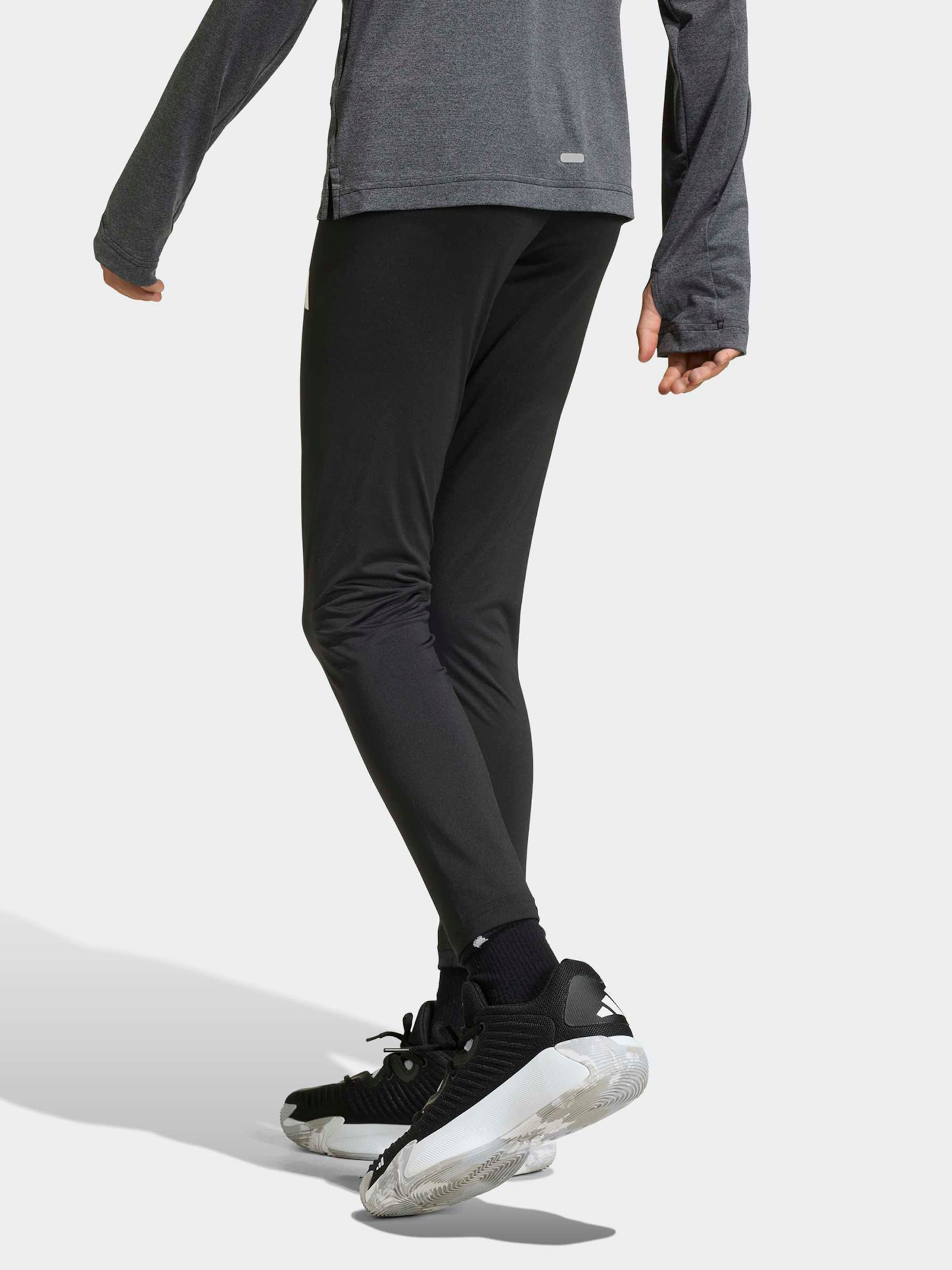 Adidas Sportswear Узкие спортивные брюки 'Essentials' в черном цвете — фото 3