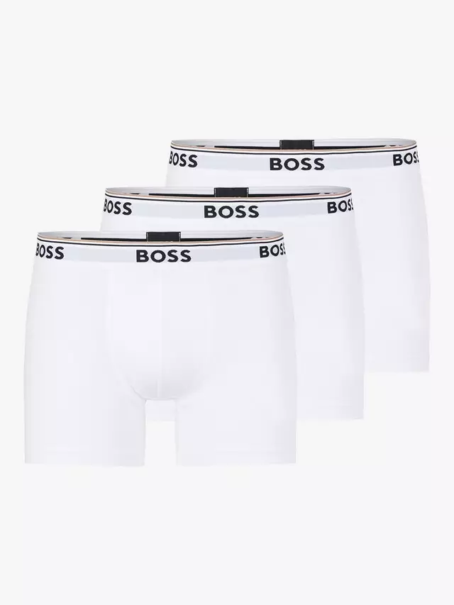 

Трусы HUGO BOSS BOSS Power Cotton Logo Waistband 3 шт, белый