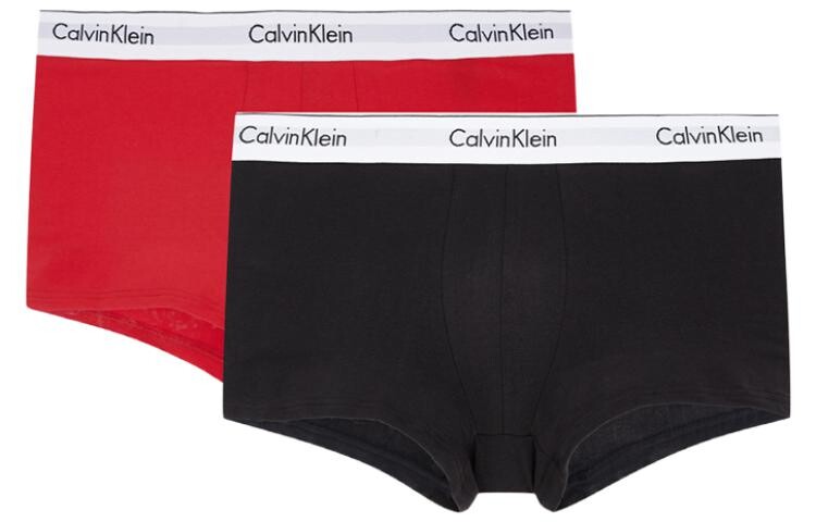 

Мужские трусы Calvin Klein, цвет 2 pcs (black + red)