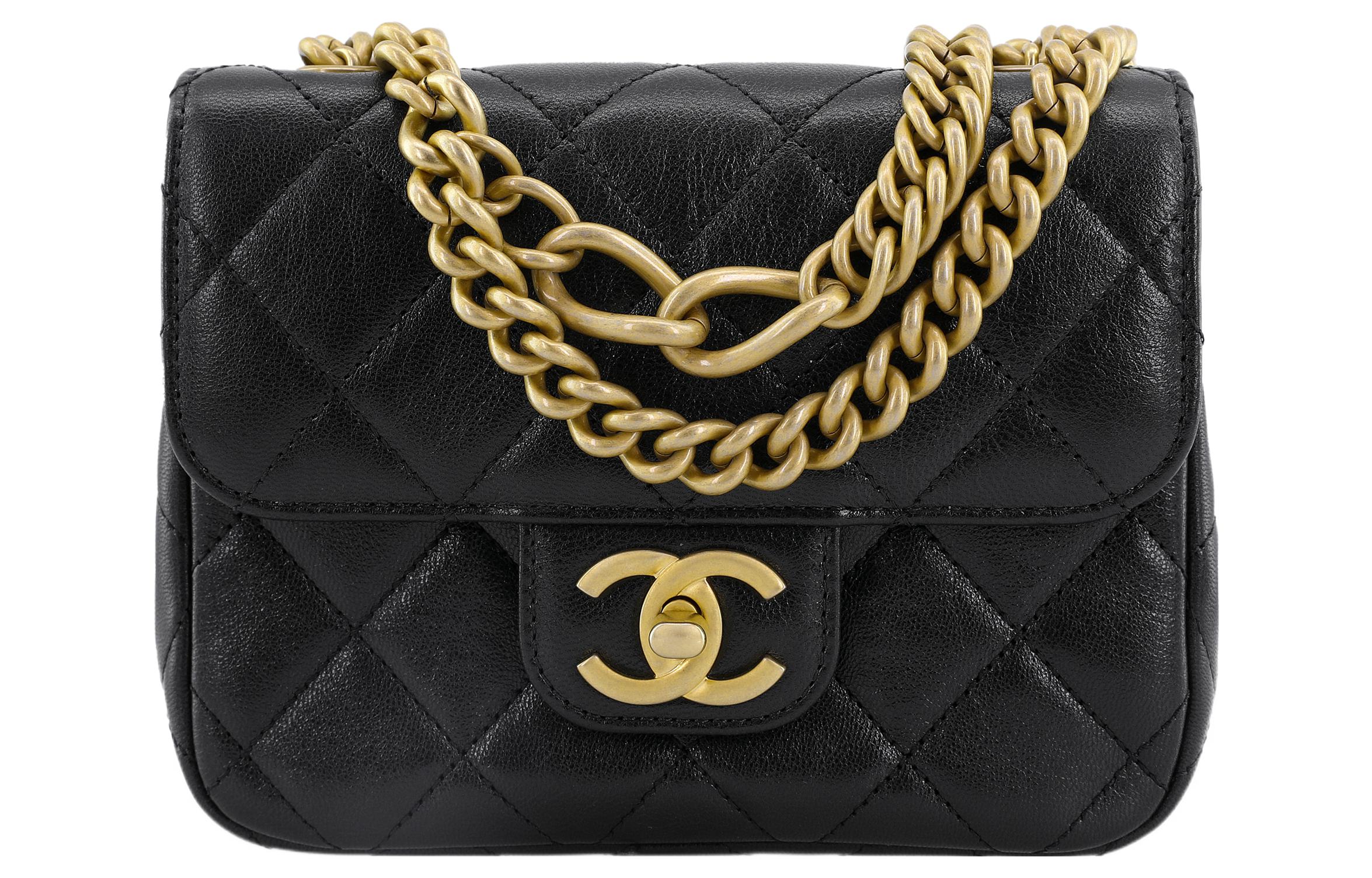 

CHANEL Овчинная сумка на цепочке через плечо кроссбоди