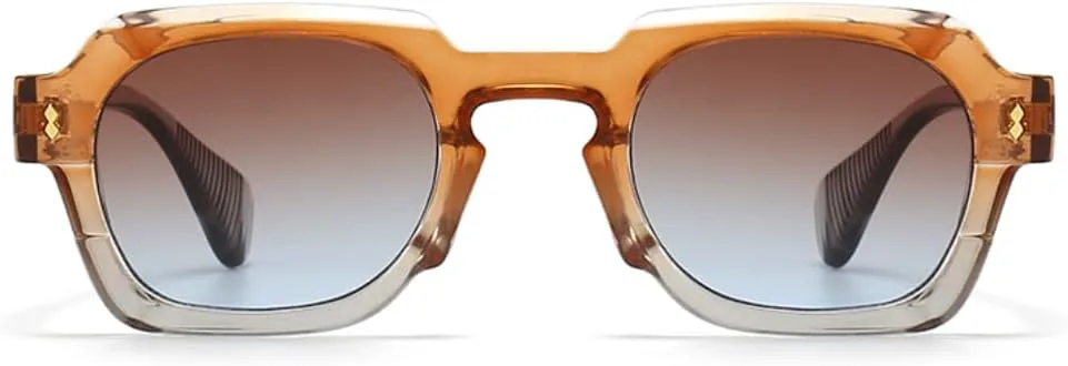 

Солнцезащитные очки с защитой UV400 | Круглая легкая оправа, градиентные линзы | Для женщин и мужчин, для занятий спортом на открытом воздухе и вождения DSVIGF, Multi