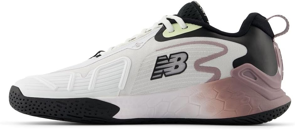 Мужские теннисные кроссовки New Balance Fresh Foam X Ct-Rally, белый/черный — фото 2